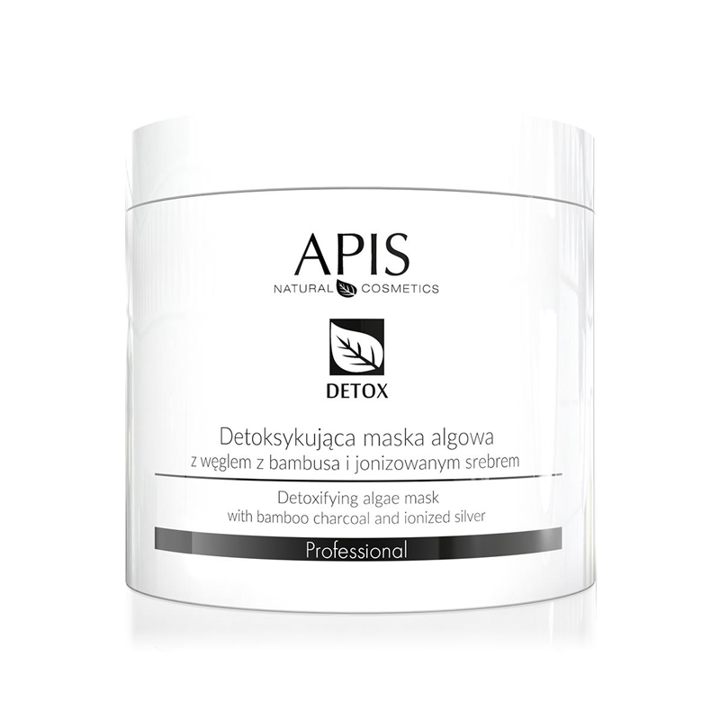 Apis detoxifying algae mask with bamboo charcoal and ionized silver 250g Apis detoxifying algae mask with bamboo charcoal and ionized silver 250g