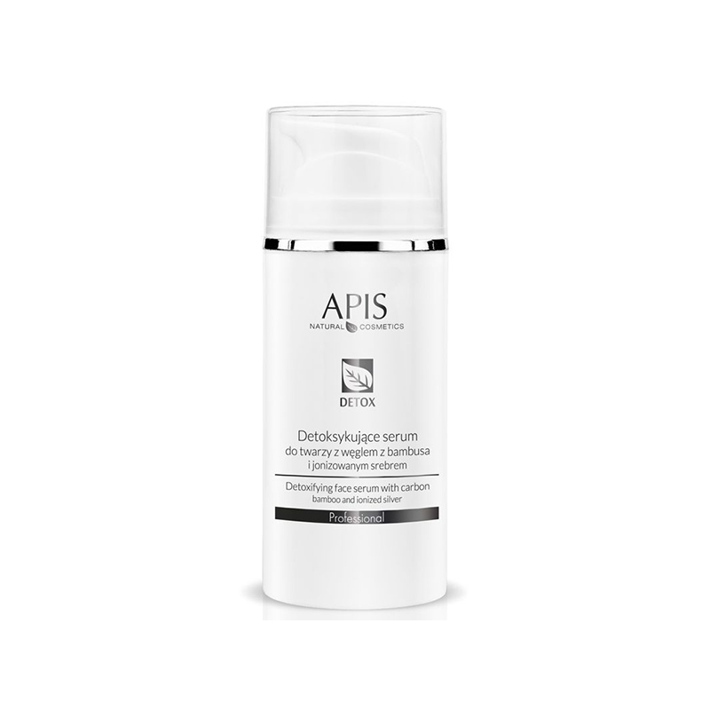 Apis detoxifying face serum with bamboo charcoal and ionized silver 100ml Apis detoxifying face serum with bamboo charcoal and ionized silver 100ml