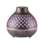Aroma diffuser air humidifier spa 10 dark wood 400ml + timer - Image 2