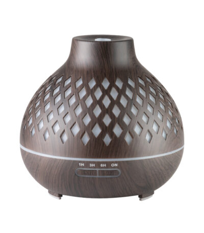 Aroma diffuser air humidifier spa 10 dark wood 400ml + timer