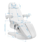 Azzurro Lux electric cosmetic chair pedi 3m white 9