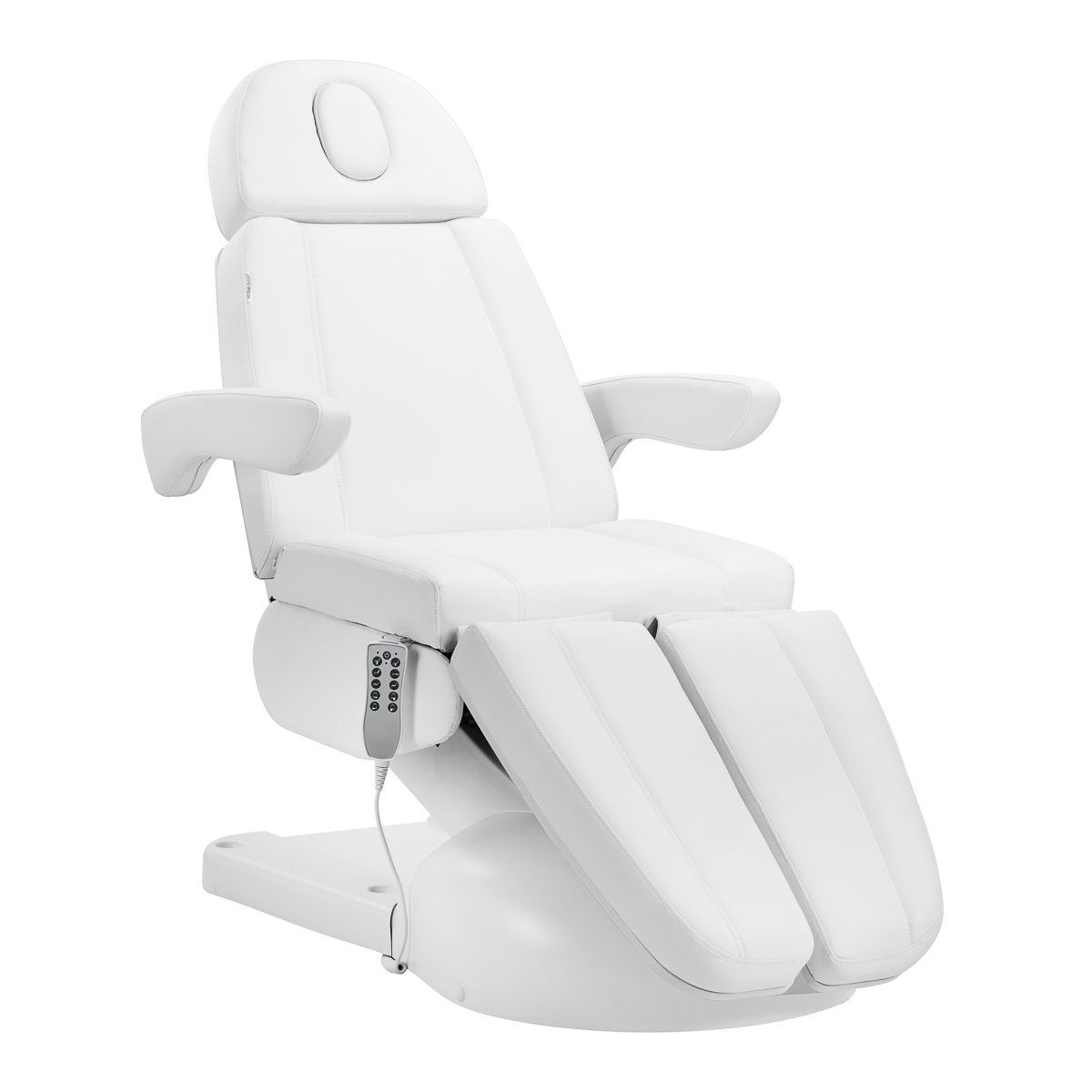 Azzurro Lux electric cosmetic chair pedi 5m white Azzurro Lux electric cosmetic chair pedi 5m white