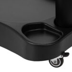 Azzurro paddling pool trolley black 4