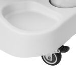Azzurro paddling pool trolley white 4