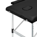 BALANCE aluminium folding massage table 2 segment black 2