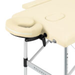 BALANCE aluminium folding massage table 2 segment cream - Image 4