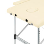 BALANCE aluminium folding massage table 2 segment cream 2