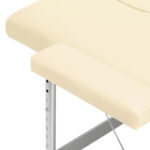 BALANCE aluminium folding massage table 2 segment cream - Image 6