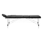 BALANCE aluminium folding massage table 3 segment black - Image 2