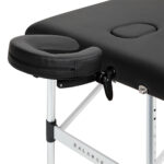 BALANCE aluminium folding massage table 3 segment black 2