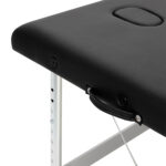 BALANCE aluminium folding massage table 3 segment black - Image 8