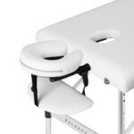BALANCE aluminium folding massage table 3 segment white - Image 4