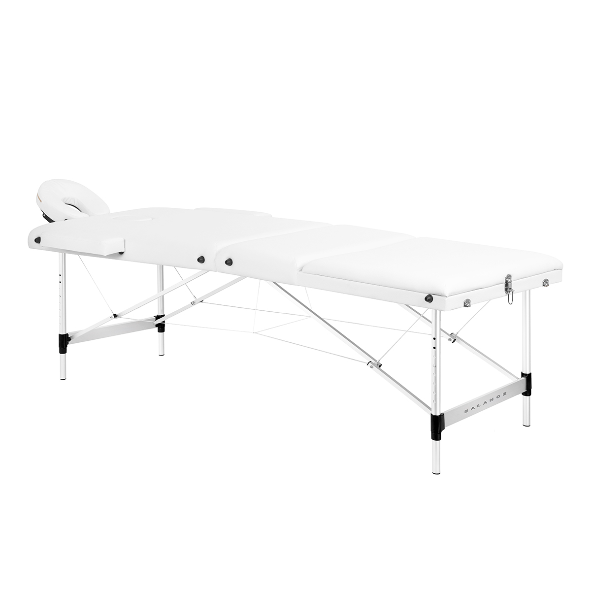 BALANCE aluminium folding massage table 3 segment white BALANCE aluminium folding massage table 3 segment white