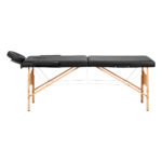 BALANCE wooden folding massage table 2 segment 190x70 black - Image 2