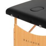 BALANCE wooden folding massage table 2 segment 190x70 black - Image 4