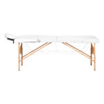 BALANCE wooden folding massage table 2 segment 190x70 white - Image 2