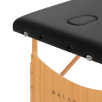 BALANCE wooden folding massage table 2 segment black - Image 4