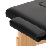 BALANCE wooden folding massage table 2 segment black 4