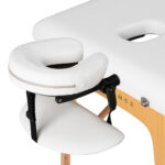 BALANCE wooden folding massage table 2 segment white 1