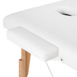 BALANCE wooden folding massage table 2 segment white 4