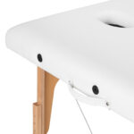 BALANCE wooden folding massage table 2 segment white - Image 10