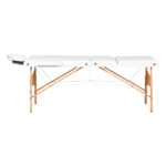 BALANCE wooden folding massage table 3 segment 190x70 white - Image 2