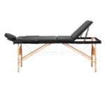 BALANCE wooden folding massage table 3 segment black 1