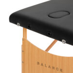 BALANCE wooden folding massage table 3 segment black 2