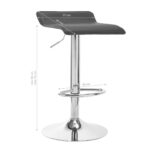BAR STOOL QS-B08 GRAY - Image 6