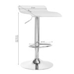 BAR STOOL QS-B08 WHITE - Image 6
