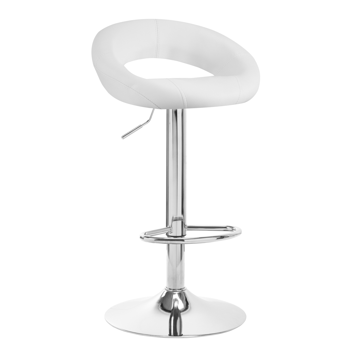BAR STOOL QS-B10 WHITE BAR STOOL QS-B10 WHITE