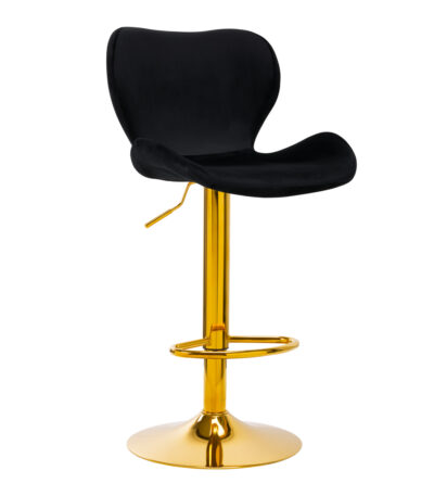 BAR STOOL QS-B15 VELVET BLACK