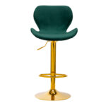 BAR STOOL QS-B15 VELVET GREEN 1