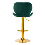 BAR STOOL QS-B15 VELVET GREEN - Image 4