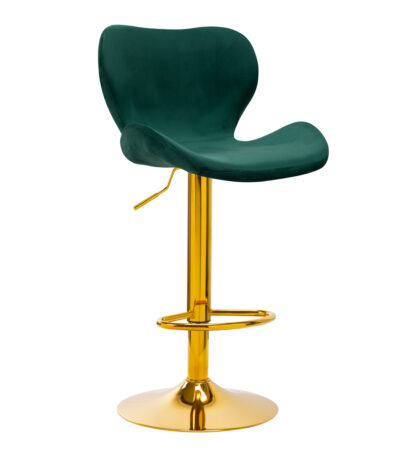 BAR STOOL QS-B15 VELVET GREEN