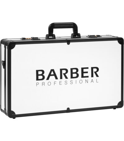 BARBER WHITE AND BLACK HAIRDRESSING SUITCASE