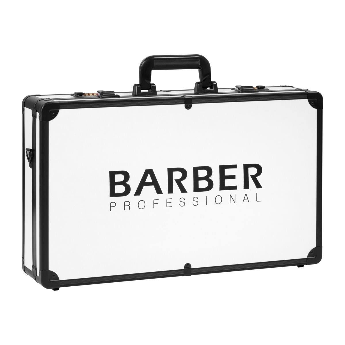BARBER WHITE AND BLACK HAIRDRESSING SUITCASE BARBER WHITE AND BLACK HAIRDRESSING SUITCASE