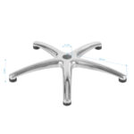 BASE FOR THE HAIRDRESSING CHAIR CROSS L008