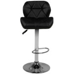 Bar stool m01 quilted adjustable black - Image 4