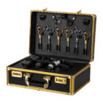 Barber case golden black 1