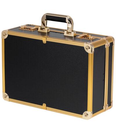 Barber case golden black