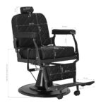 Barber chair Carlos extra black 9