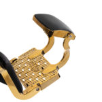 Barber chair Gabbiano Leonardo Gold Black - Image 14