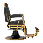 Barber chair Gabbiano Leonardo Gold Black - Image 4