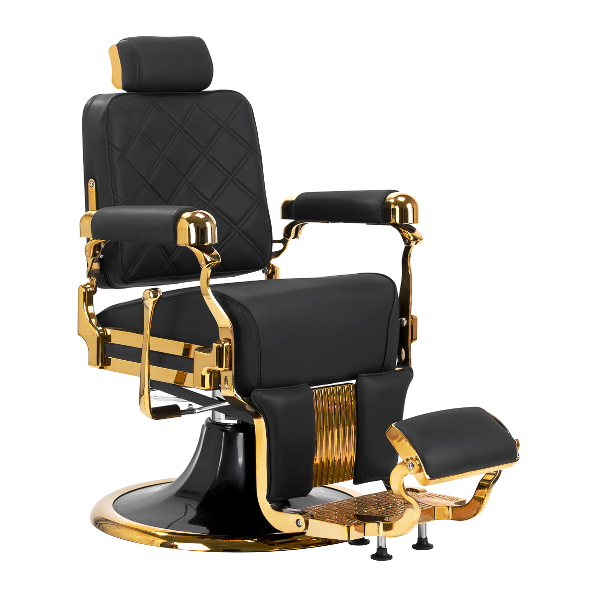 Barber chair Gabbiano Leonardo Gold Black Barber chair Gabbiano Leonardo Gold Black