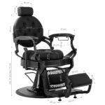 Barber chair Gabbiano Niccolo Black - Image 18