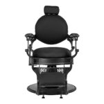 Barber chair Gabbiano Niccolo Black buttonless - Image 2