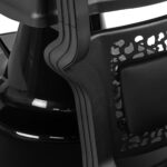 Barber chair Gabbiano Niccolo Black buttonless 5