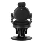 Barber chair Gabbiano Niccolo Black buttonless 1