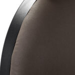 Barber chair Gabbiano Niccolo brown buttonless 6